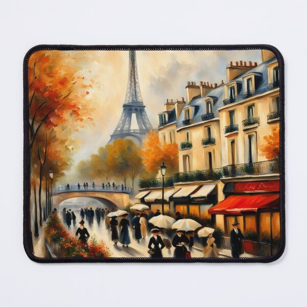 Item preview, Paris street scene with Eiffel Tower designed and sold by JackFreestone.