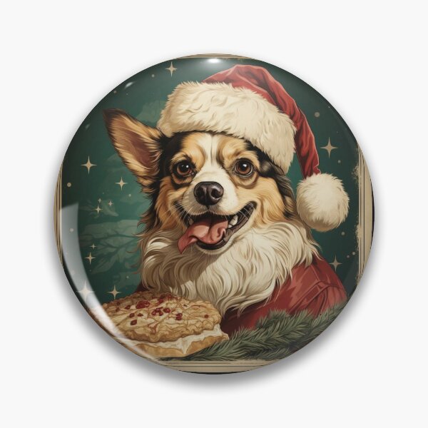 Artikelvorschau, Waliser Corgi im Weihnachtsmann entworfen und verkauft von pencil-art98.