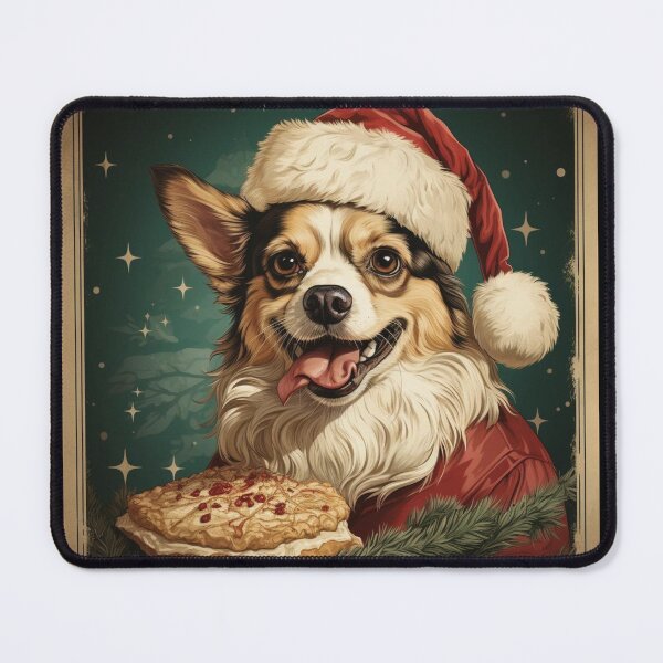 Item preview, Welsh Corgi in Santa designed and sold by pencil-art98.