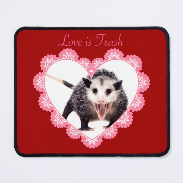 Item preview, Love Is Trash (opossum) designed and sold by Kary Pearson.