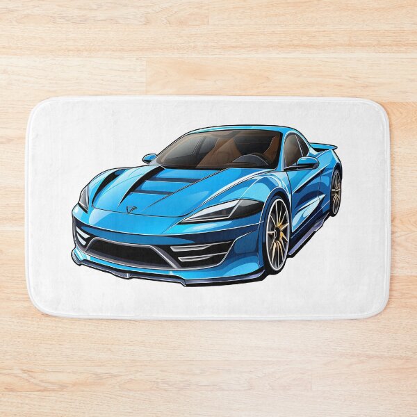 Item preview, Drive with elegance: Unleash style with our Electric Blue Supercar! designed and sold by Cr-AI-tive.