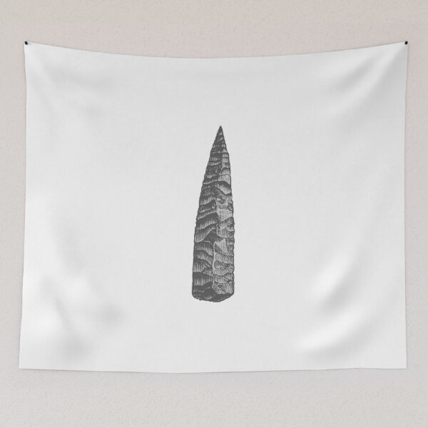 Item preview, Stone Age flaked spear head  designed and sold by Bundjum.