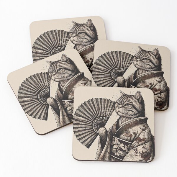 Item preview, Feline Grace in Cultural Attire designed and sold by PictorialWhimsy.