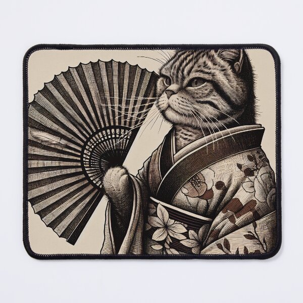 Item preview, Feline Grace in Cultural Attire designed and sold by PictorialWhimsy.