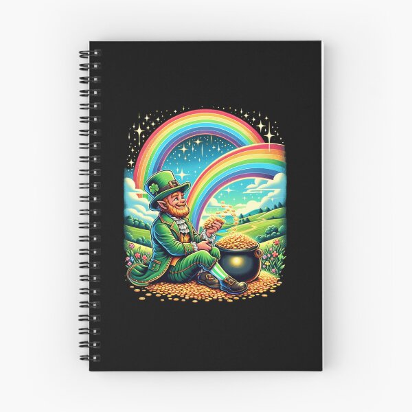 Item preview, "Luck's Bounty - Leprechaun with Pot of Gold" designed and sold by ChromaticBlend.