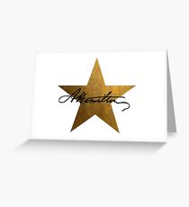 Hamilton Star Greeting Card