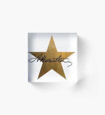 Hamilton Star Acrylic Block