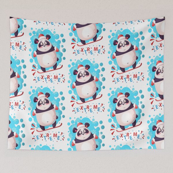 Item preview, funny cute cartoon panda bear extreme  designed and sold by dimaxstore.