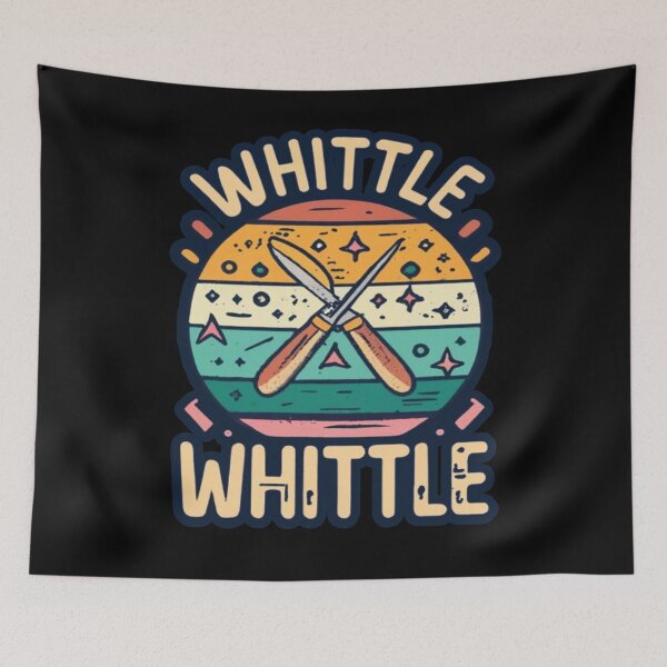 Item preview, Whittle By Whittle, Whittling And Wood Carving designed and sold by UrbanGraphixs.