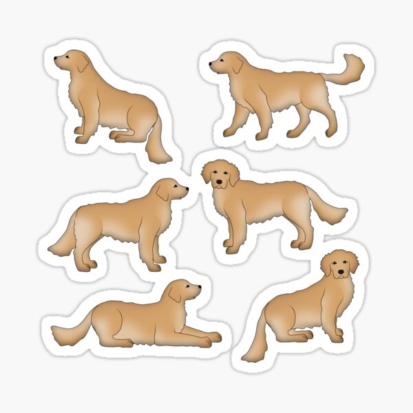 Golden Retriever Sticker