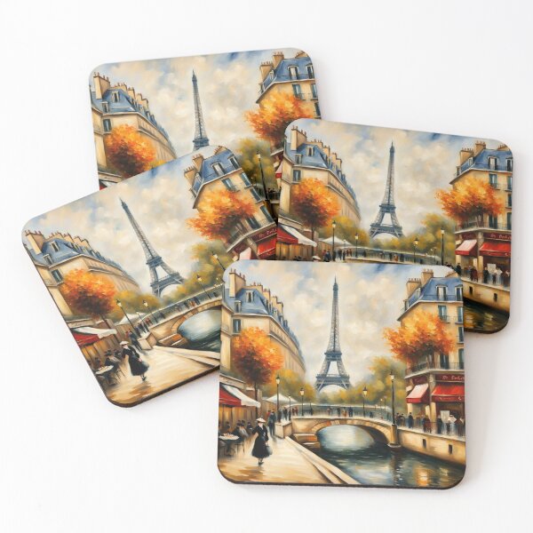 Item preview, Paris river Seine painting designed and sold by JackFreestone.