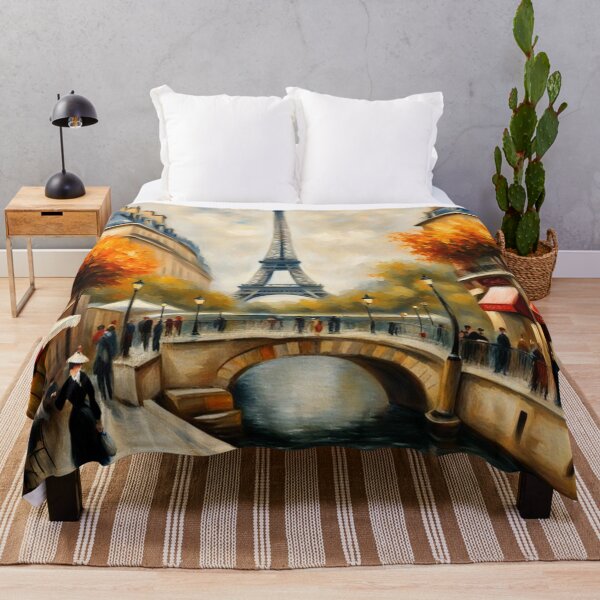 Item preview, Paris river Seine painting designed and sold by JackFreestone.