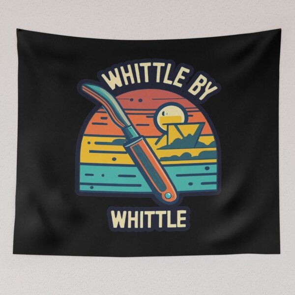 Item preview, Whittle By Whittle, Whittling And Wood Carving designed and sold by UrbanGraphixs.
