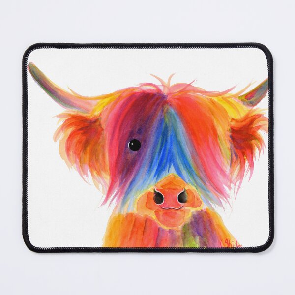 Item preview, Scottish Highland Cow ' PANCAKE ' by Shirley MacArthur designed and sold by Shirley MacArthur Art.