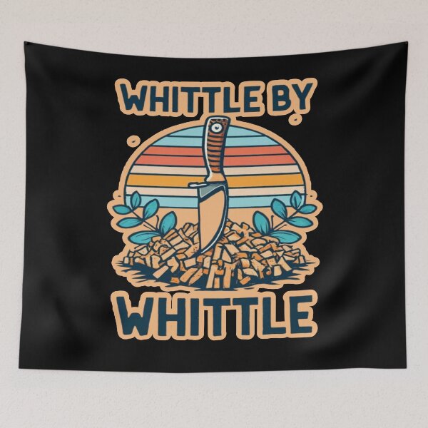 Item preview, Whittle By Whittle, Whittling And Wood Carving designed and sold by UrbanGraphixs.