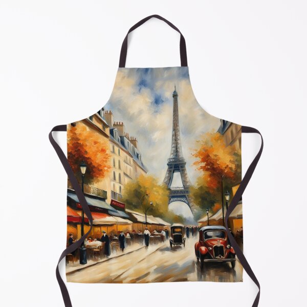 Item preview, Paris street with Eiffel Tower and cars designed and sold by JackFreestone.
