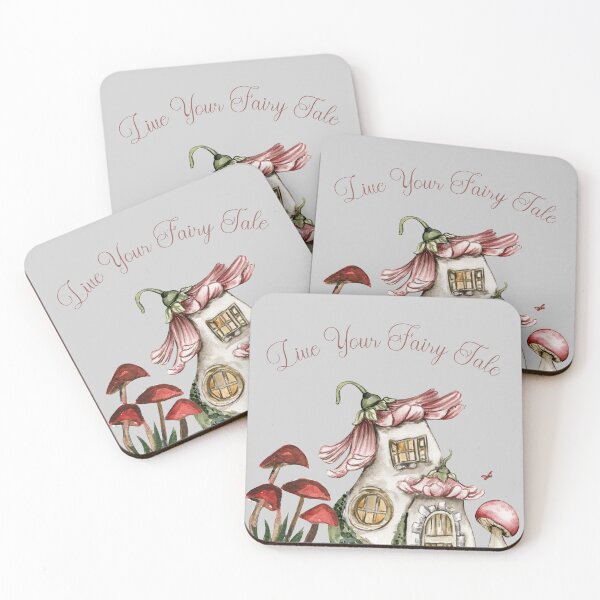 Item preview, Live Your Fairy Tale – Gray designed and sold by Flapi Home.
