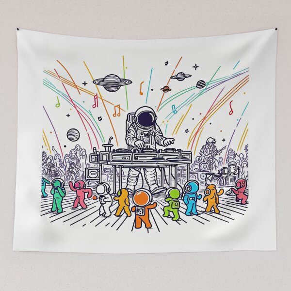 Item preview, Astronaut Orchestra-DJ designed and sold by yumi86.