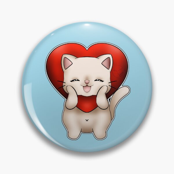 Item preview, kitty kiatto in love designed and sold by Drawersofdraw.