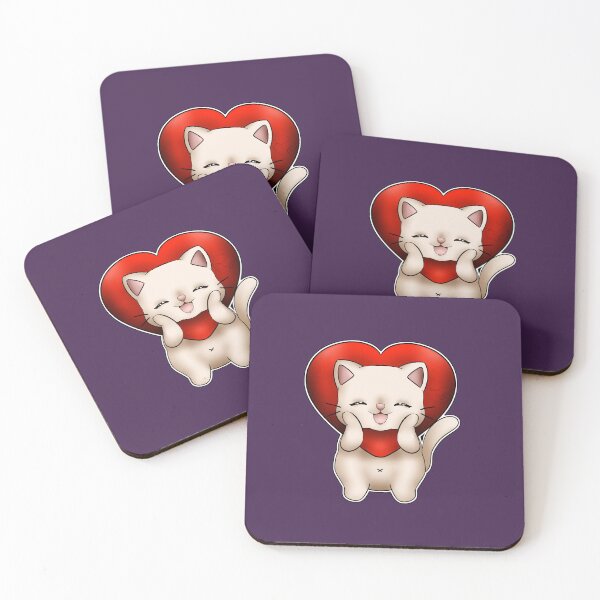 Item preview, kitty kiatto in love designed and sold by Drawersofdraw.