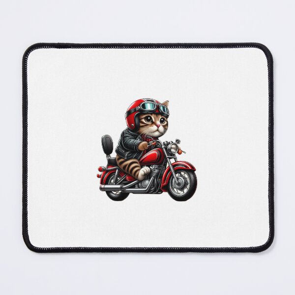 Item preview, Cat on a motorcycle designed and sold by InspirationByMe.
