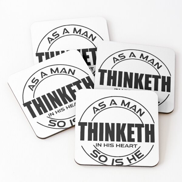 Item preview, As A Man Thinketh In His Heart So Is He designed and sold by TheHelpingCat.