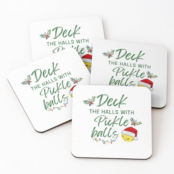 Item preview, Christmas Deck the Halls with PickleBalls Pickleball Lover designed and sold by gillys.