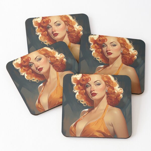 Item preview, Titian Temptress Channels Timeless Allure designed and sold by Retro Type.