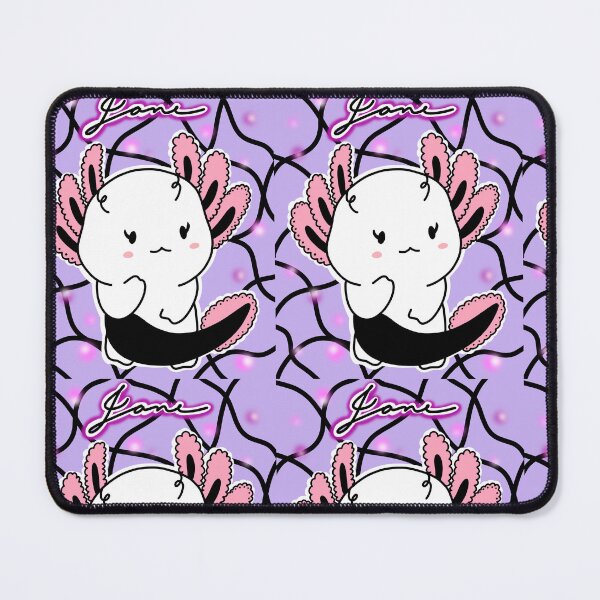 Item preview, Haato The Gang of Salamander:Jane -cute Black  Pink Axolotl  designed and sold by lazycat14.
