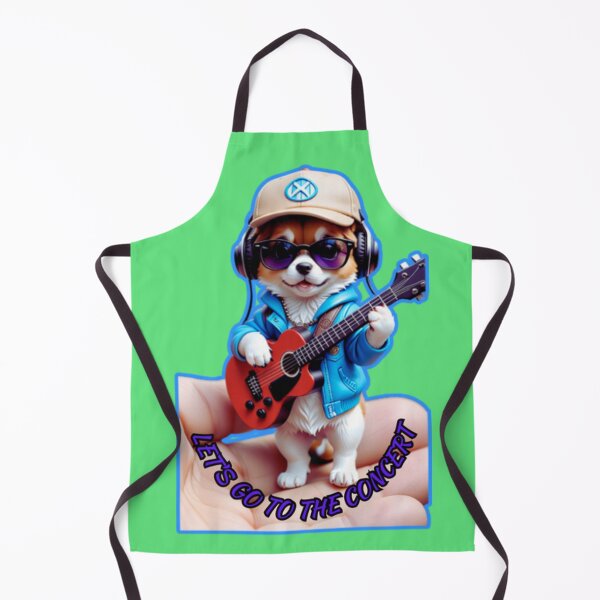 Item preview, CUTE GUITARIST DOG designed and sold by upbay.