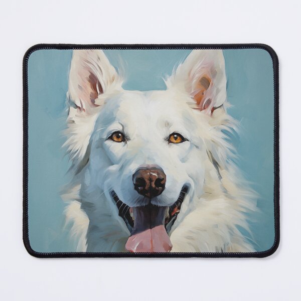 Item preview, White Swiss Shepherd Dog designed and sold by PetsArt.
