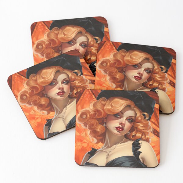 Item preview, Bombshell Ablaze with Auburn Drama designed and sold by Retro Type.