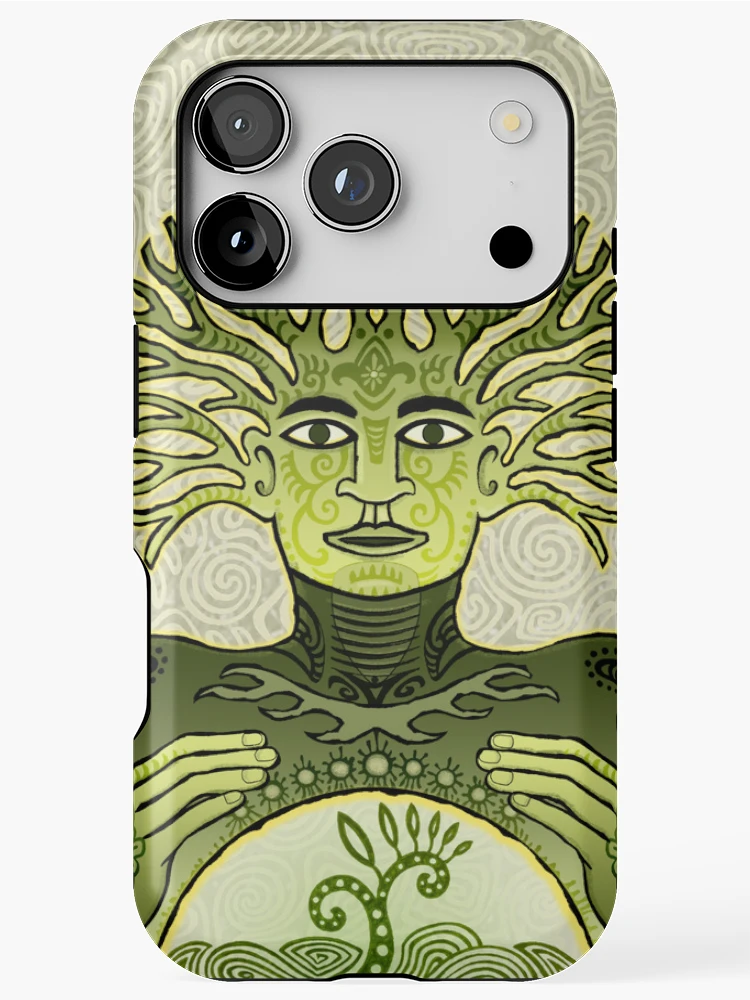 Thumbnail 1 of 4, iPhone Case, Tree Man designed and sold by InkyblueDesign.