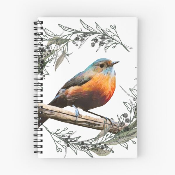 Item preview, Rockwarbler in wattle wreath designed and sold by InTheLightwood.