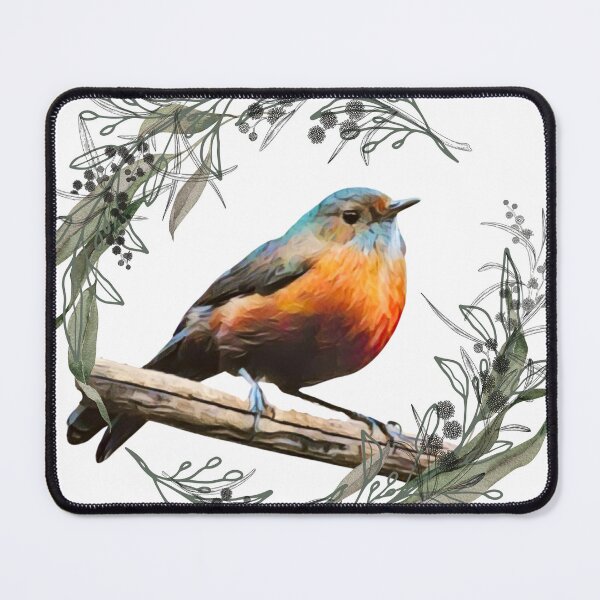 Item preview, Rockwarbler in wattle wreath designed and sold by InTheLightwood.