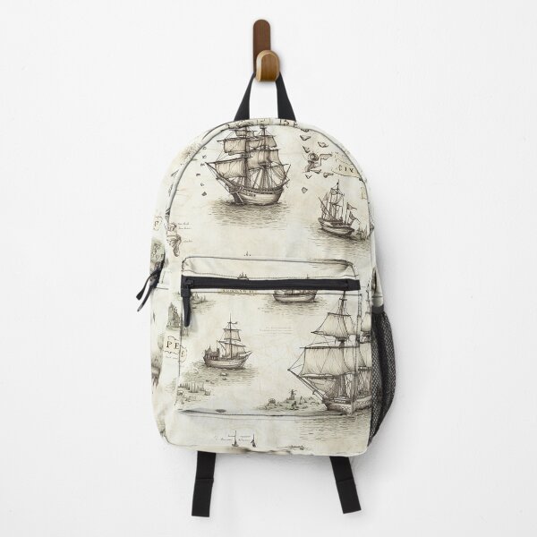 Item preview, Vintage Pirats map pattern designed and sold by Reichcorp.
