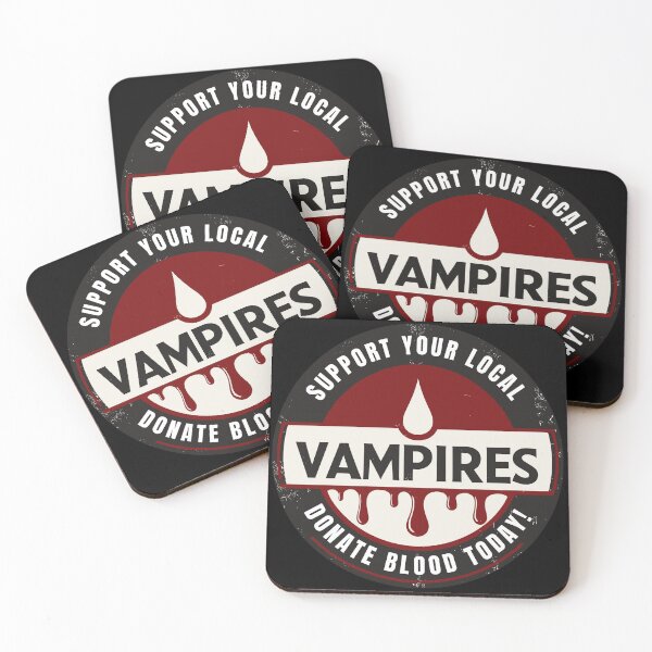 Item preview, Support Your Local Vampires Donate Blood Today designed and sold by TomFrontierArt.