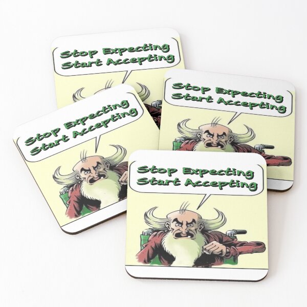 Item preview, Stop Expecting Start Accepting designed and sold by Angel Proev.