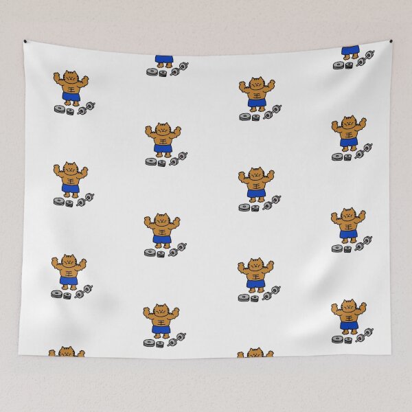 Item preview, Bodybuilder the Cat designed and sold by superbaechoo.