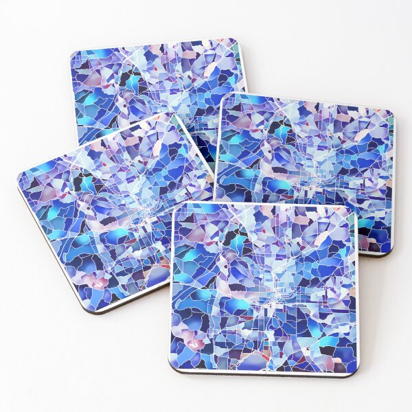 Item preview, Atlanta Georgia City Map - Marine Blue designed and sold by StylishStacks.