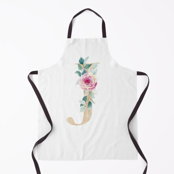 Item preview, Watercolor floral letter J designed and sold by tapilipa.