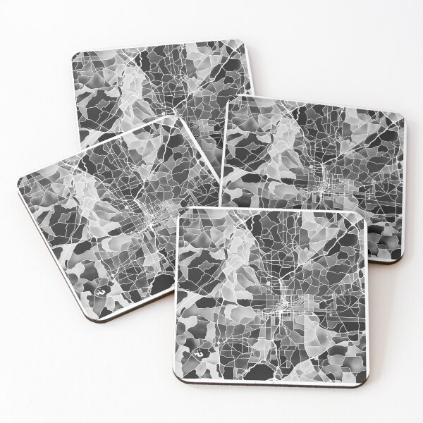 Item preview, Atlanta Georgia City Map - Black and White designed and sold by StylishStacks.