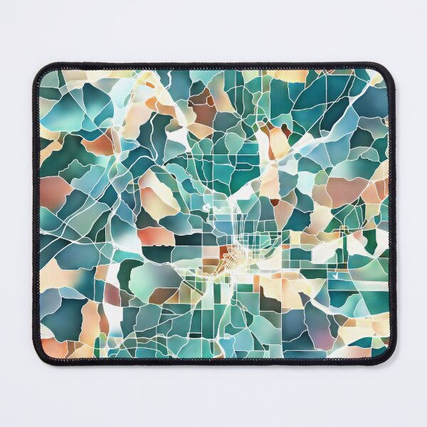 Item preview, Atlanta Georgia City Map - Lush Green designed and sold by StylishStacks.