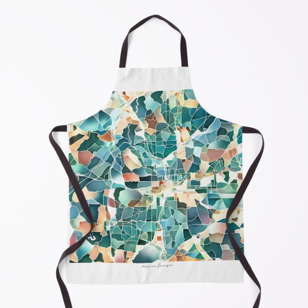 Item preview, Atlanta Georgia City Map - Lush Green designed and sold by StylishStacks.