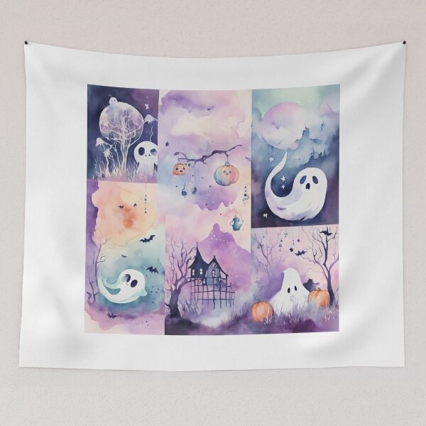 Item preview, "Gost Cute Design - Whimsical Ghost Illustration for a Spooky Charm" designed and sold by SSulatul101.