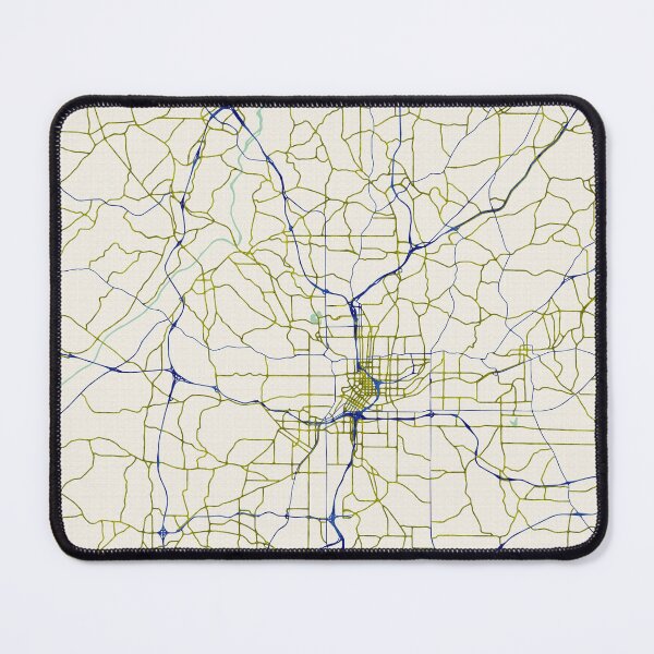 Item preview, Atlanta Georgia City Map - Hand-Drawn designed and sold by StylishStacks.