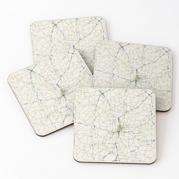 Item preview, Atlanta Georgia City Map - Hand-Drawn designed and sold by StylishStacks.