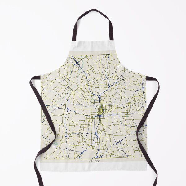 Item preview, Atlanta Georgia City Map - Hand-Drawn designed and sold by StylishStacks.
