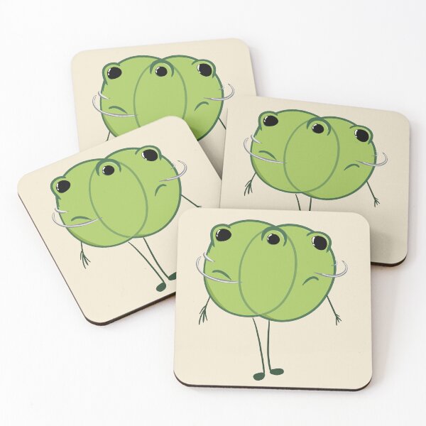 Item preview, Shaking head frog disagreeing doodle designed and sold by hellenjellen.