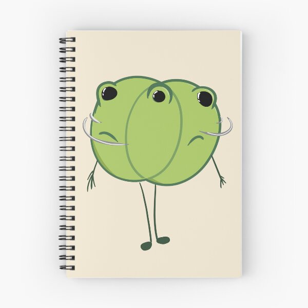 Item preview, Shaking head frog disagreeing doodle designed and sold by hellenjellen.